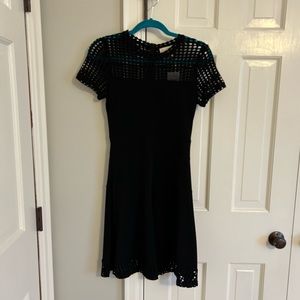 NWT Michael Kors Black Mesh Combo Dress